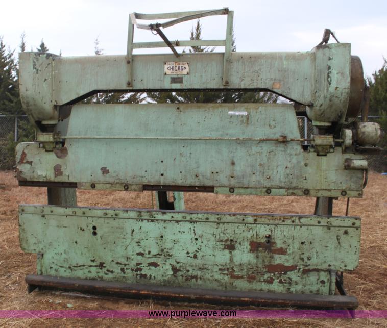 image for item AE9090 Dreis & Krump Chicago steel press brake
