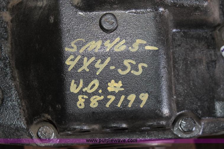 image for item AZ9457 General Motors Company SM465 rebuilt transmission