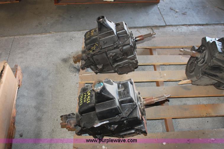 image for item AZ9458 (2) General Motor Company 1-TON SM465 rebuilt transmission