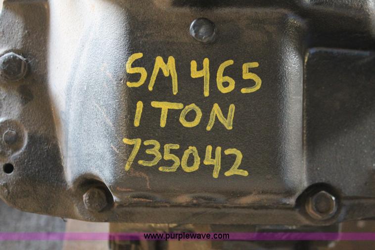 image for item AZ9458 (2) General Motor Company 1-TON SM465 rebuilt transmission