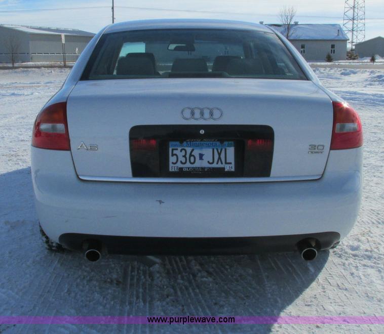 image for item E5180 2003 Audi A6 Quattro