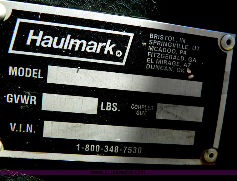 image for item G7906 2006 Haulmark TSC85X24WT2 24' enclosed trailer