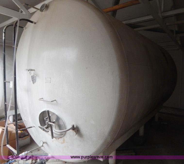 image for item H3841 Jacketed 6,000 gallon stainless steel tank