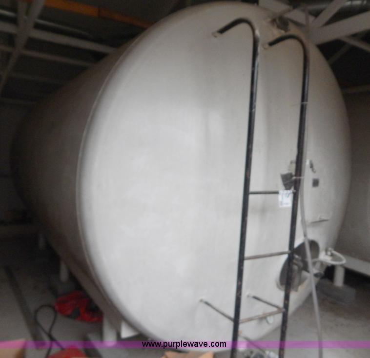 image for item H3841 Jacketed 6,000 gallon stainless steel tank