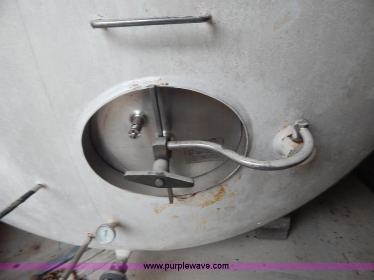 image for item H3841 Jacketed 6,000 gallon stainless steel tank