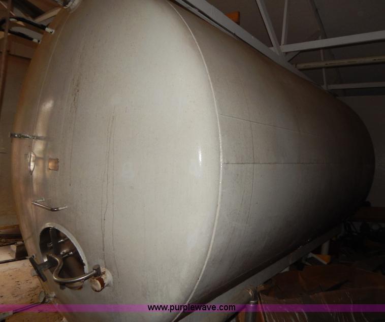image for item H3842 Jacketed 6,000 gallon stainless steel tank