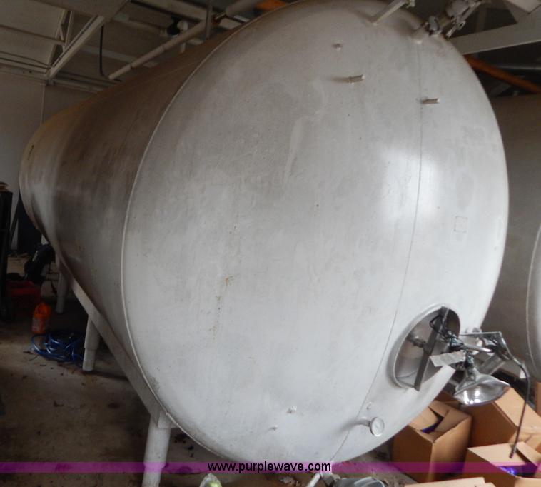 image for item H3843 Jacketed 6,000 gallon stainless steel tank