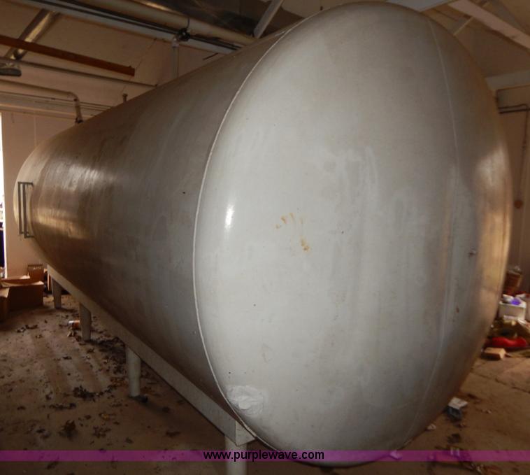 image for item H3843 Jacketed 6,000 gallon stainless steel tank