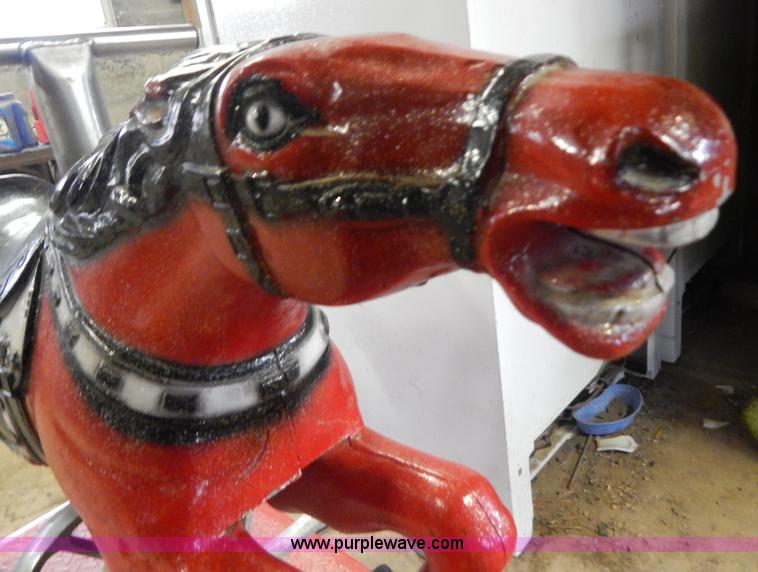 image for item H3844 Carousel ride-on toy horse