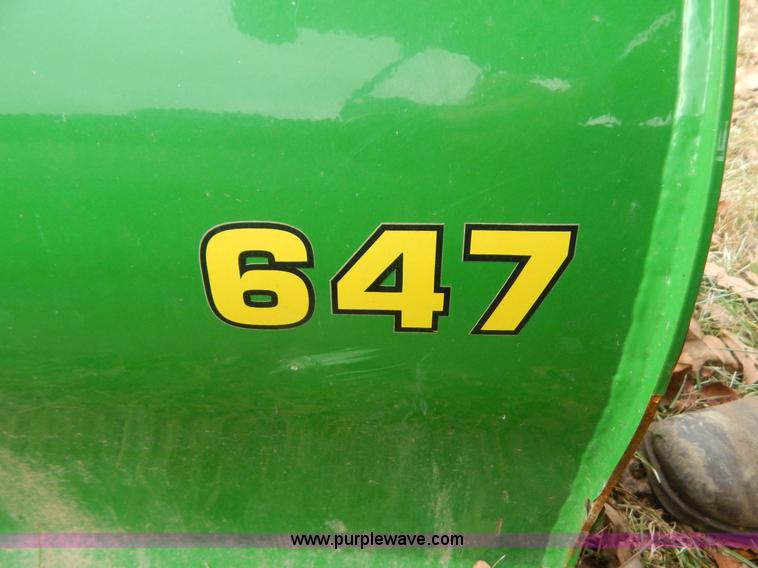 image for item H3875 John Deere 647 rotary tiller