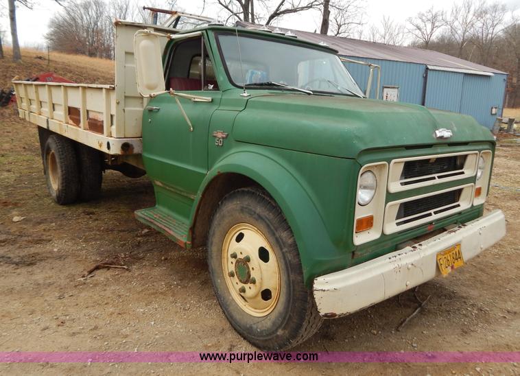 image for item H3888 1967 Chevrolet C50 dump truck