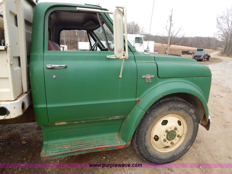 image for item H3888 1967 Chevrolet C50 dump truck