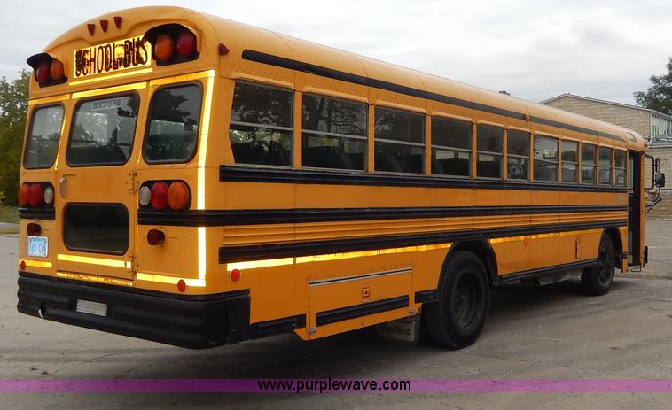 image for item H9584 1996 Blue Bird school bus