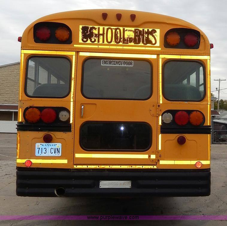 image for item H9584 1996 Blue Bird school bus