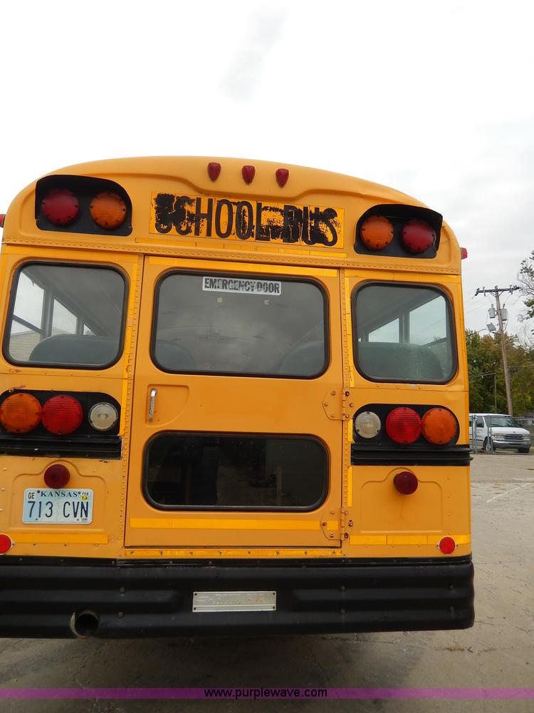 image for item H9584 1996 Blue Bird school bus