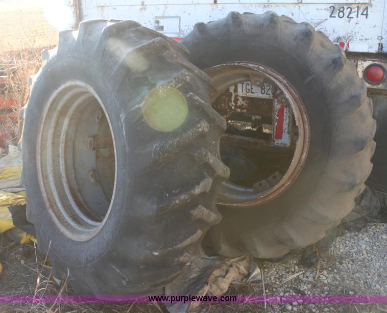 (2) Montgomery Ward 18.430 tractor tires in Udall, KS Item AE9080