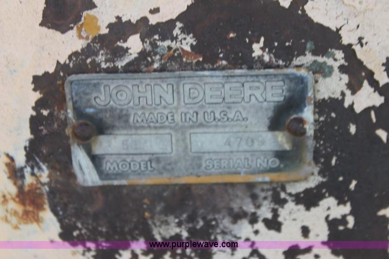 image for item AE9085 John Deere 51 backhoe attachment