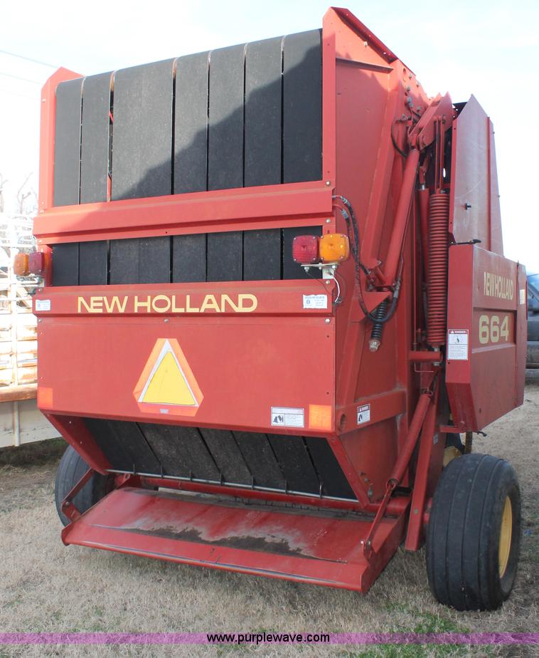 image for item C3675 1998 New Holland 664 round baler