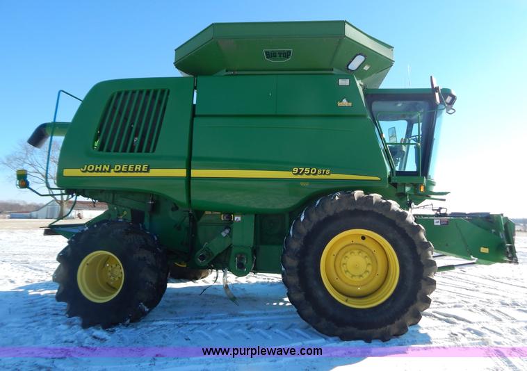 image for item F5492 2000 John Deere 9750 STS RWA combine