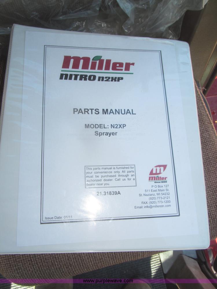 image for item F7219 2011 Miller Nitro N2XP self-propelled sprayer