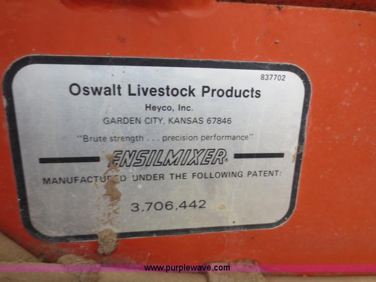 image for item F8084 Oswalt 320 ensilmixer