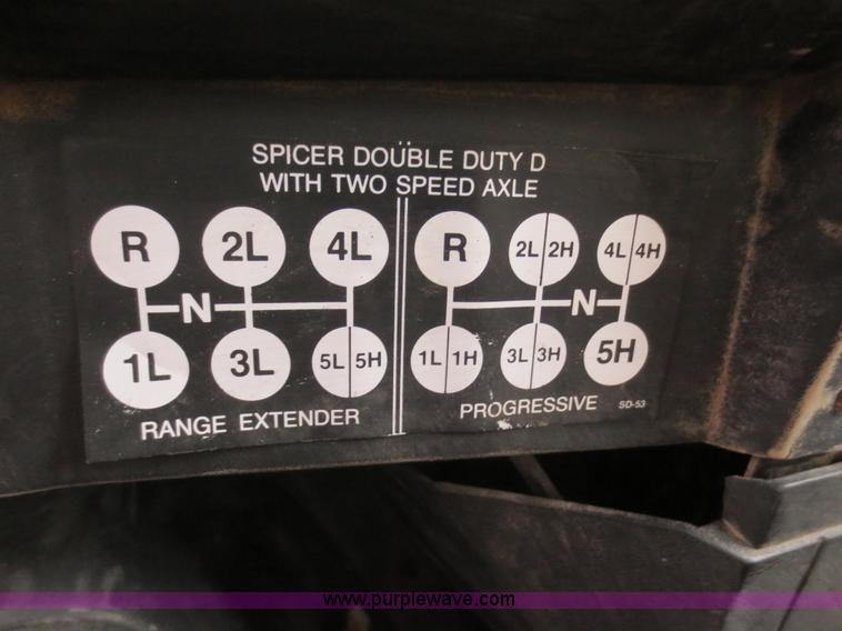 image for item F8099 1990 International 4900 fertilizer tender truck