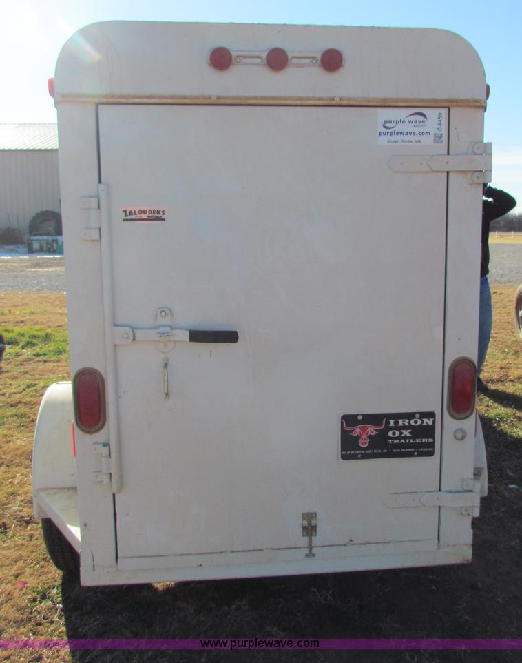 image for item G4459 2003 Iron Ox Cargo CU48535-SH enclosed trailer