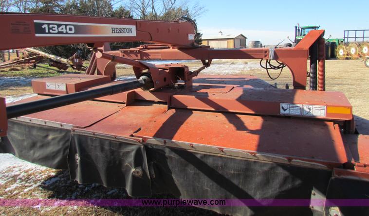 image for item G4469 Hesston 1340 rotary disc bine swather