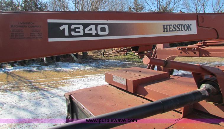 image for item G4469 Hesston 1340 rotary disc bine swather