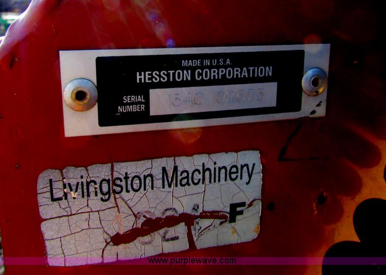 image for item G4469 Hesston 1340 rotary disc bine swather