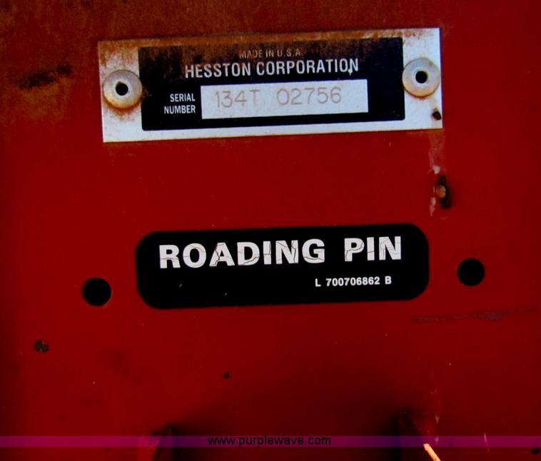 image for item G4469 Hesston 1340 rotary disc bine swather