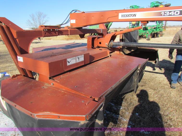 image for item G4469 Hesston 1340 rotary disc bine swather