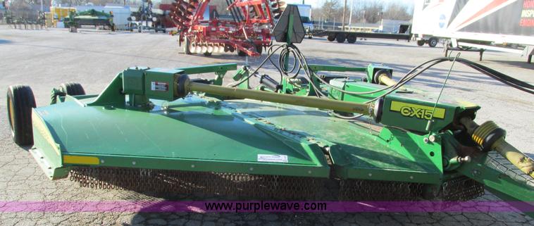 image for item H3827 2009 John Deere CX15 batwing mower