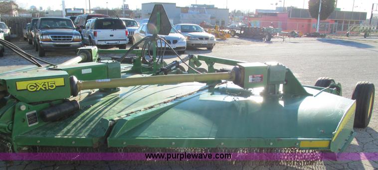 image for item H3827 2009 John Deere CX15 batwing mower