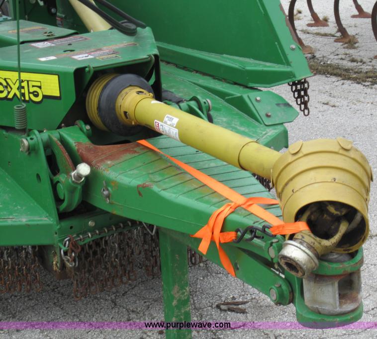 image for item H3827 2009 John Deere CX15 batwing mower