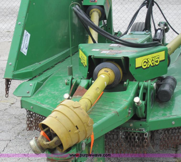 image for item H3827 2009 John Deere CX15 batwing mower