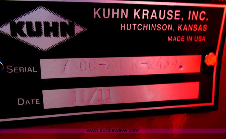 image for item H3829 2012 Krause 7300 24' disk harrow