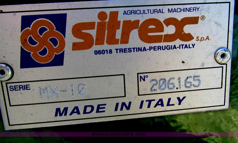 image for item H3830 2012 Sitrex Explorer MX8-10 wheel rake