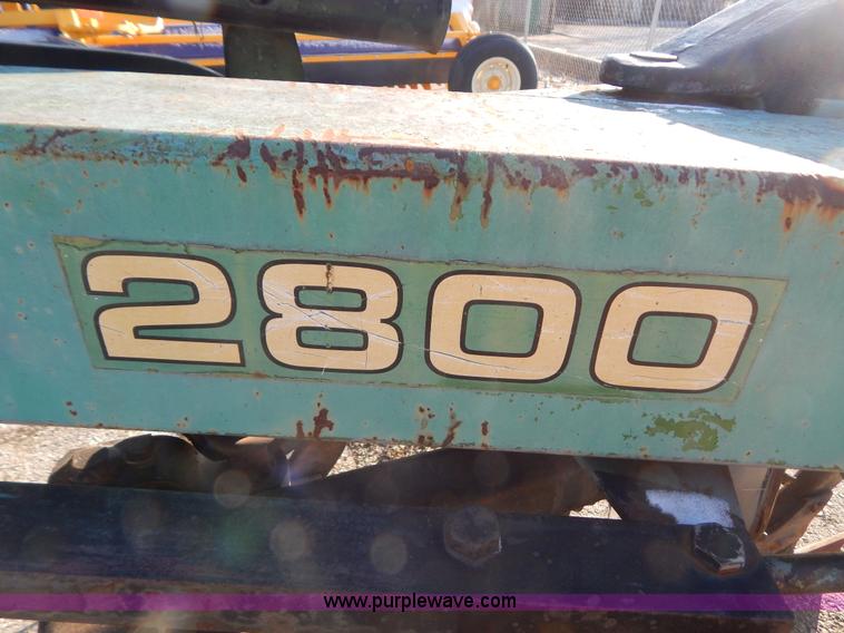 image for item H3835 John Deere 2800 six bottom plow