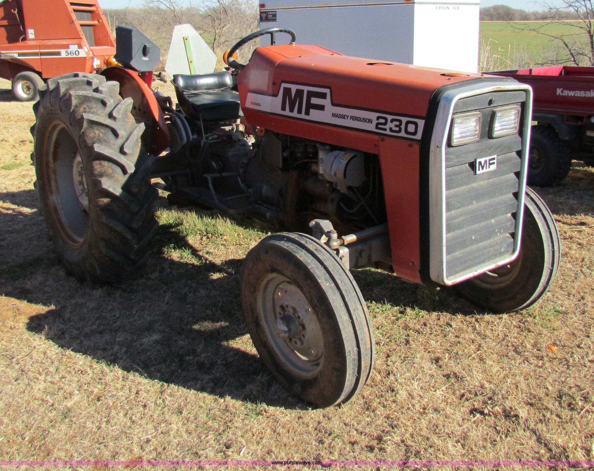 1982 MasseyFerguson 230 tractor in Pond Creek, OK Item G4460 sold