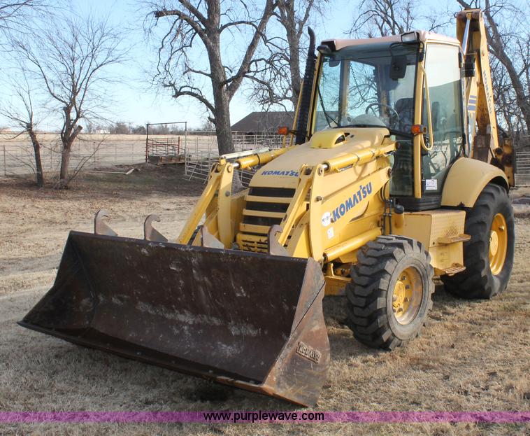 image for item C3676 Komatsu WB140-2N backhoe