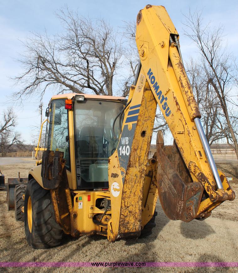image for item C3676 Komatsu WB140-2N backhoe