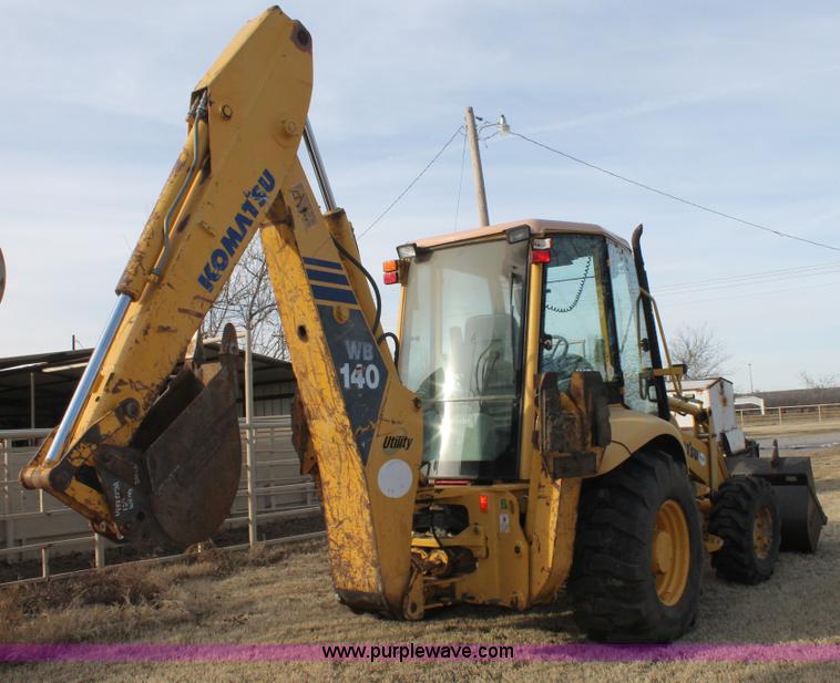 image for item C3676 Komatsu WB140-2N backhoe