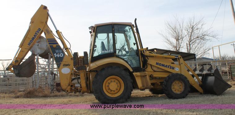 image for item C3676 Komatsu WB140-2N backhoe