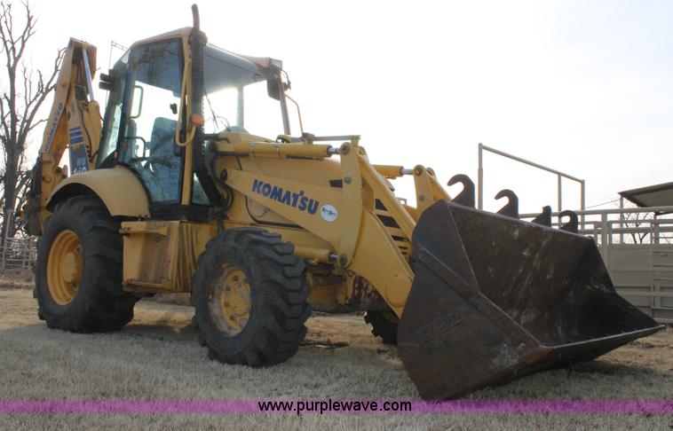 image for item C3676 Komatsu WB140-2N backhoe