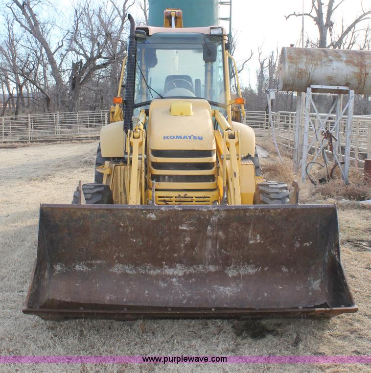 image for item C3676 Komatsu WB140-2N backhoe