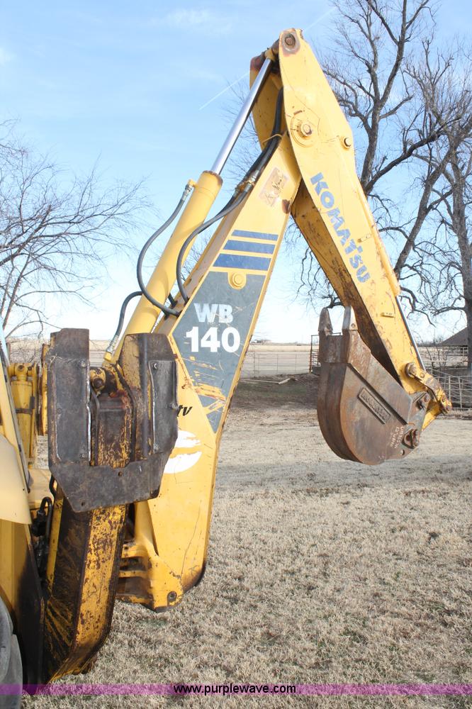 image for item C3676 Komatsu WB140-2N backhoe