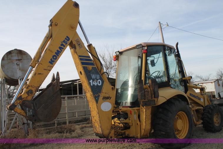 image for item C3676 Komatsu WB140-2N backhoe