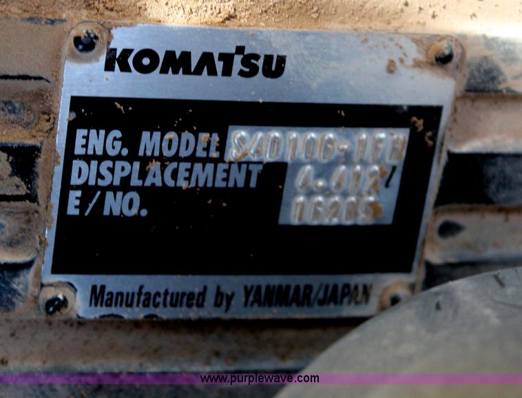 image for item C3676 Komatsu WB140-2N backhoe