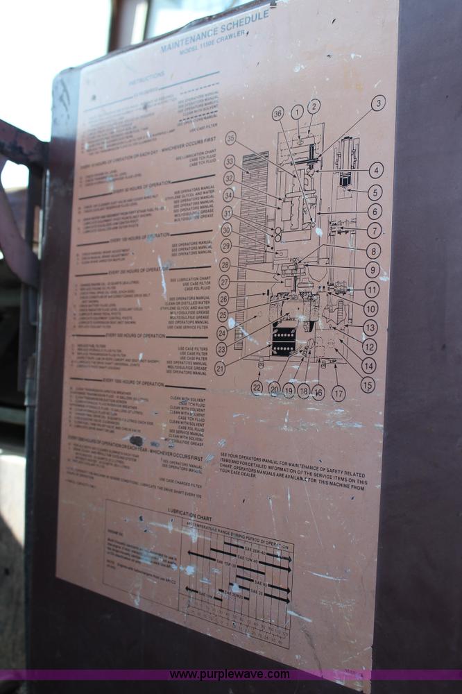 image for item C3689 1989 Case 1150E dozer